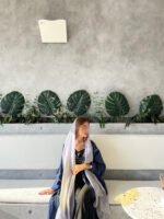 ⁦عباية عملية ملونة⁩ - الصورة ⁦4⁩