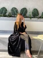 ⁦عباية عملية سوداء⁩ - الصورة ⁦4⁩