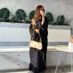 عباية عملية سوداء