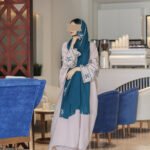 Colorful practical abaya